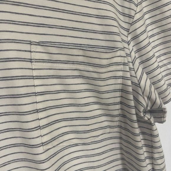 Vineyard Vines Edgartown Reverse Feeder Stripe Short Sleeve Pocket Tee XS - Picture 2 of 8